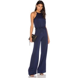 DVF Davin Navy Jumpsuit Size 0-2